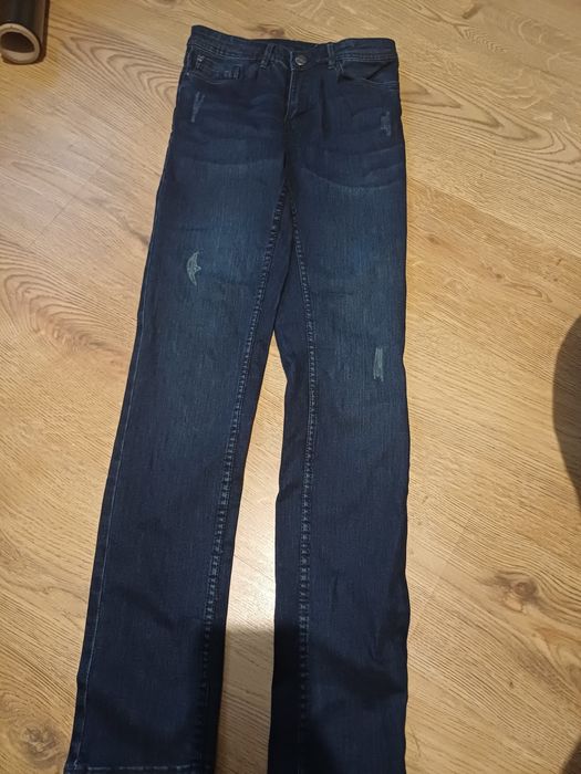 Spodnie jeans damskie 34