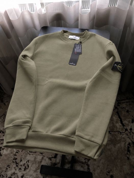 Без предоплати! Світшот Stone island, sweatshirt Стон Айленд, Кофта Стонік Хакі