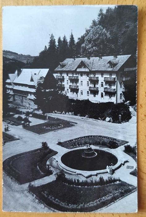 Karta pocztowa Żegiestów Zdrój Uzdrowisko fotografia G. Russ okres PRL