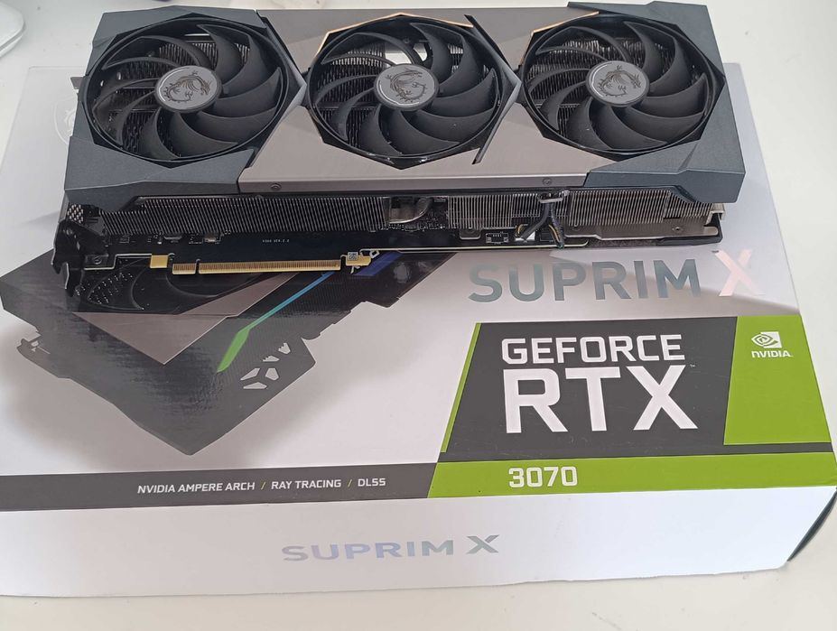 Placa Gráfica MSI GeForce RTX 3070 SUPRIM X 8G (Como Nova / Com Caixa)