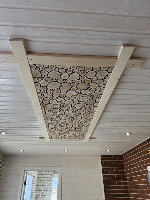 Панно из можжевельника, спилы, срезы, слеб, декор деревянный