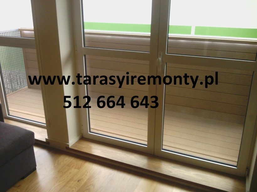 tarasy schody,balkony z deski kompozytowe wpc montaz