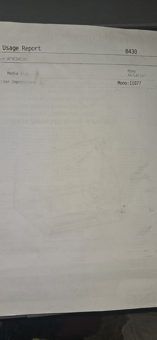 Drukarka laserowa z dupleksem OKI B430d z tonerem sprawna