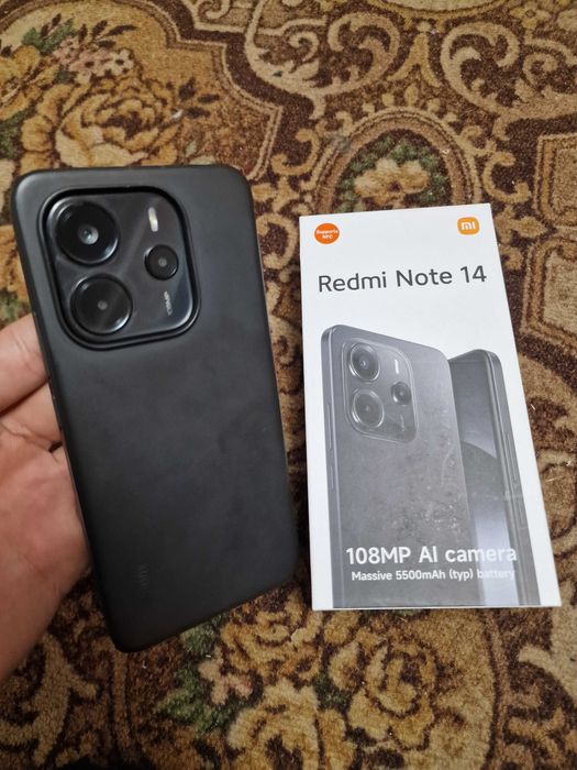 Xiaomi redmi note 14 8/256GB чехол коробка
