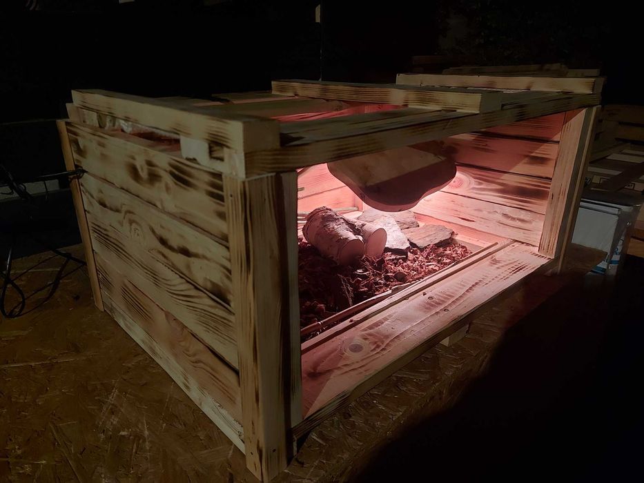 Terrarium pustynne dla żółwia,jeża,gryzonia