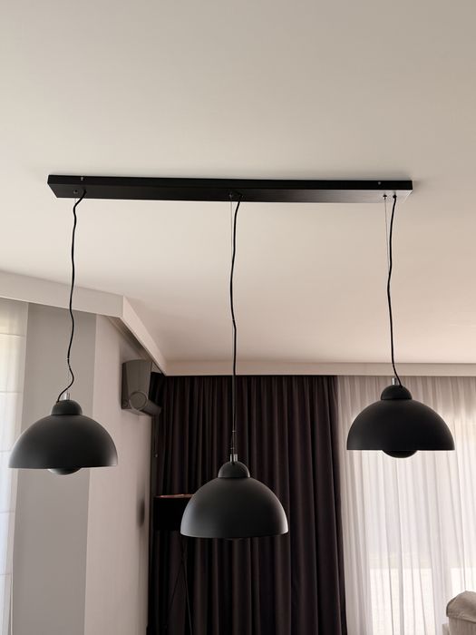 Lampa sufitowa Trio Atelier czarno złota
