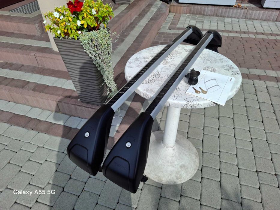 Oryginalny Bagażnik Dachowy Volvo V60 Bez Relingów Belki Thule