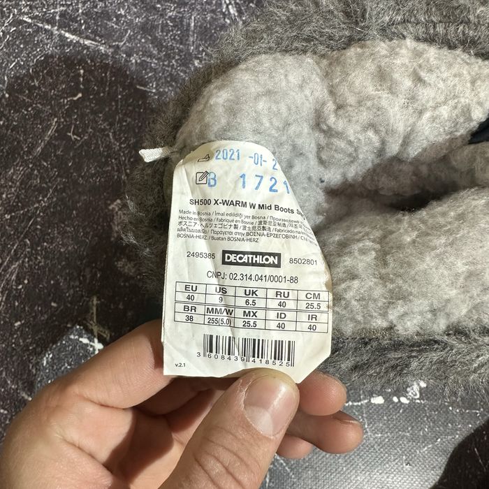 Зимові утеплені водонепроникні ботінки Quechua Waterproof 40/25.5-26cm