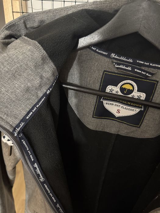 Kurtka przejściowa Schmuddelwedda szary melanż r. S, nowa