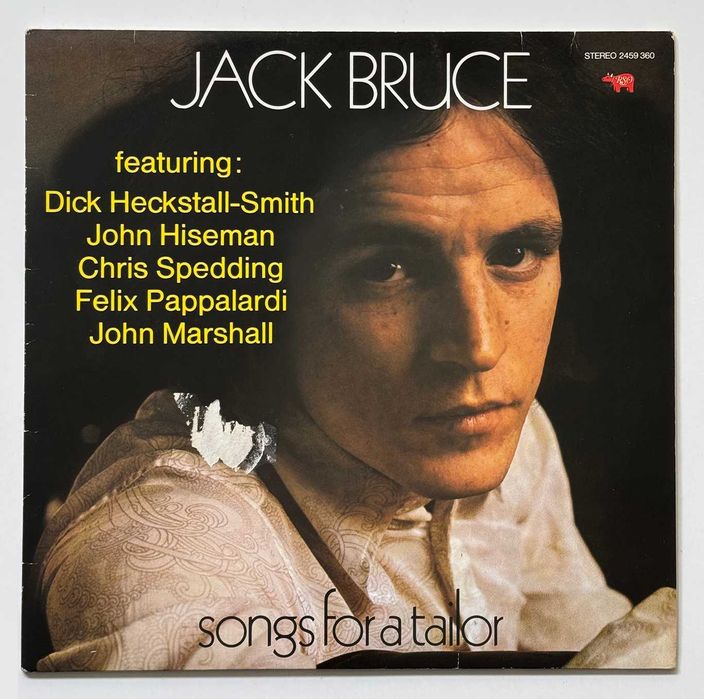 LP Jack Bruce – Songs For A Tailor. VG/VG+