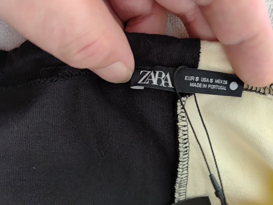 Nowe spodnie dwukolorowe zara rozmiar s