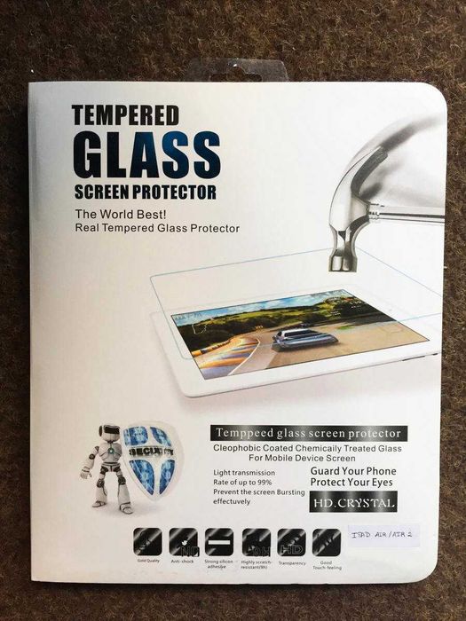 Película de vidro temperado para iPad Air / iPad Air 2