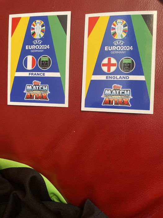 6 cartas “Golden Goal Scorer” da  da match attax euro 2024 com CR7