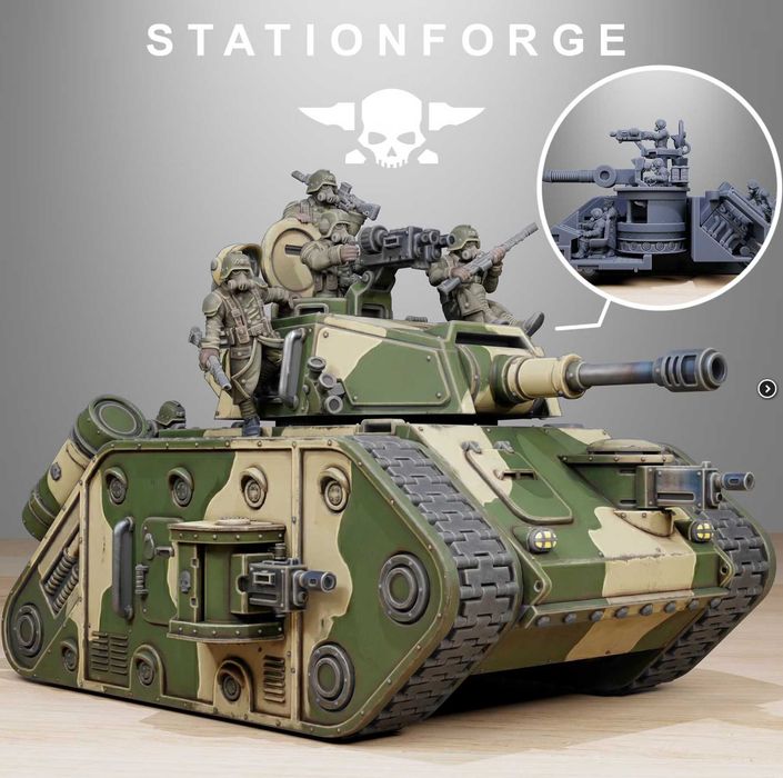 Grim Guard Battle Tank 2.0 - Rogal D - Station Forge
