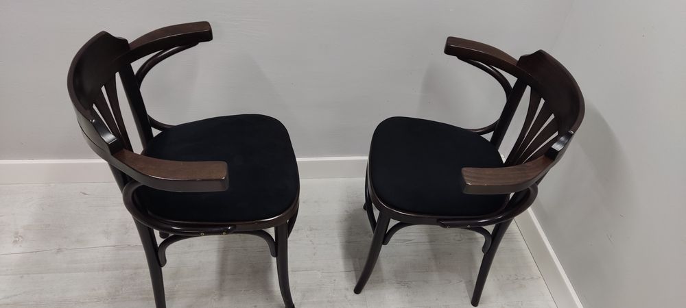 Krzesło Thonet Wachlarz z Podłokietnikiem 2 szt