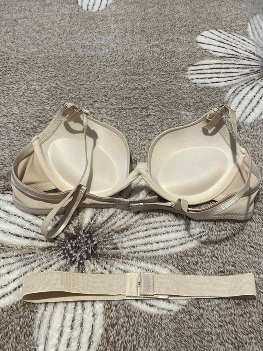 Бюстгальтер пушап 36/80, телесний, новий, лiф, бюстiк