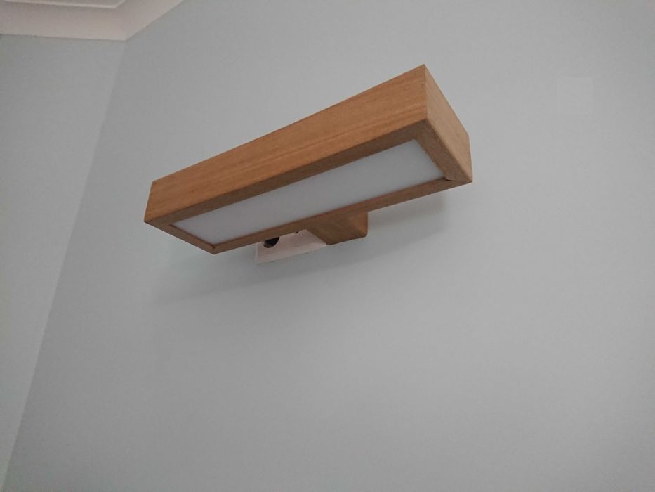 Luminária aplique parede teto 40x10cm hall candeeiro WI-FI dimavel