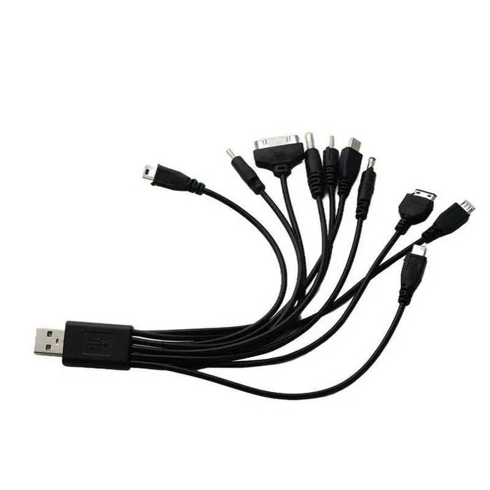 Wielofunkcyjny kabel USB 10 w 1 do Nokia LG Samsung Sony Ipod Motorola