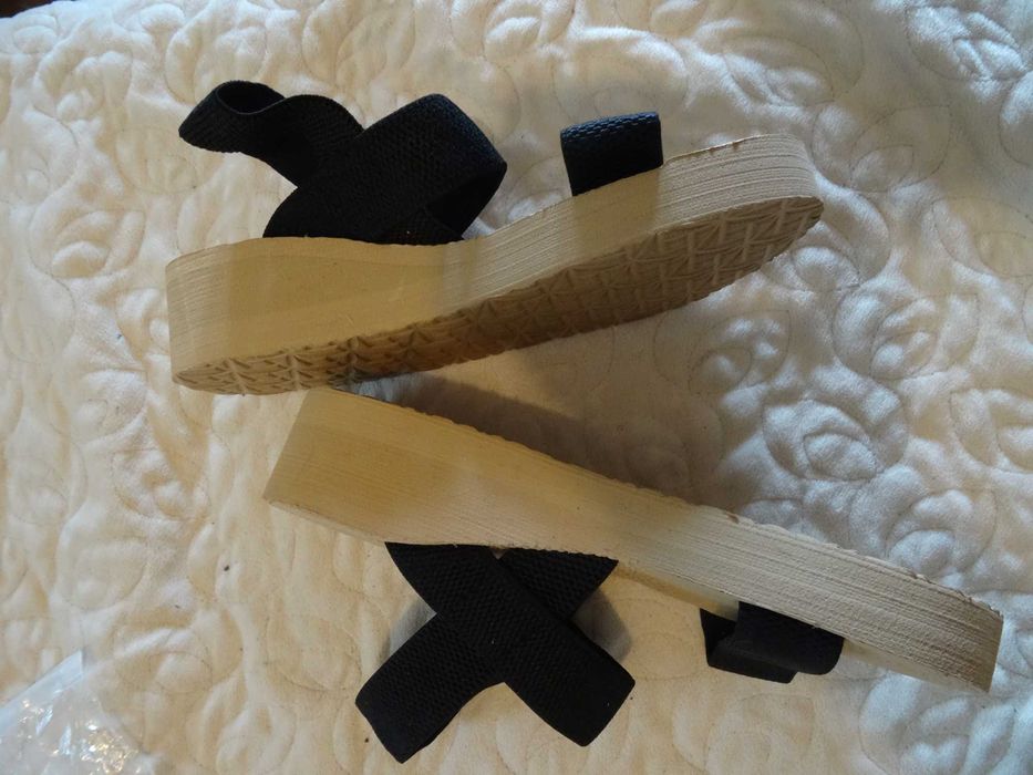Damskie Letnie Sandały Na Koturnie, 39/40 długość 25cm