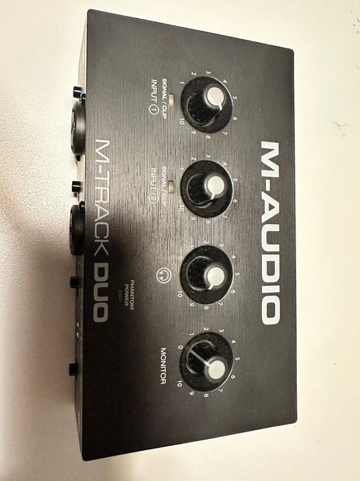 M-audio m-track duo karta interfejs dj audio