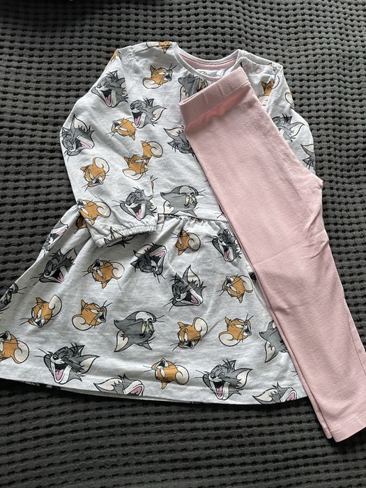 Komplet sukienka i legginsy 86