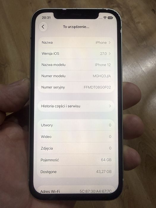 iPhone 12 64GB stan jak na zdjęciach