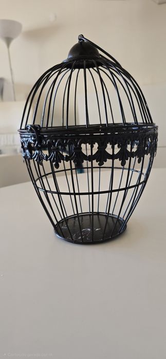 Gaiola pássaros decorativa