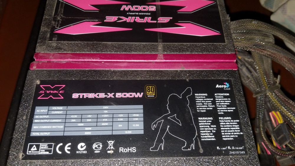 Блок питания Aerocool Strike-X 500W 80+ bronze