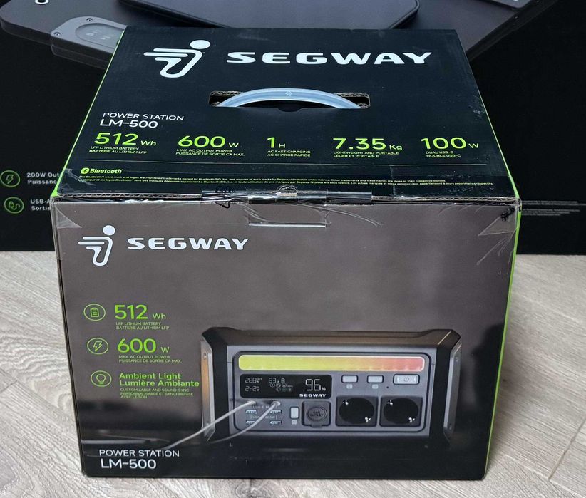 Зарядна станція Segway LUMINA 500, 600W, 512Wh