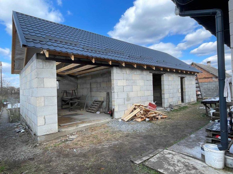 Покрівельні роботи НЕДОРОГО, ЯКІСНО | Будівництво Монтаж Зведення даху