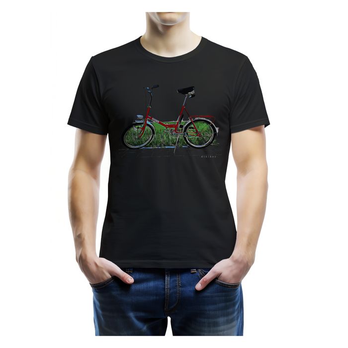 Koszulka czarna Romet Wigry roz L 100% Bawełna t-shirt ORYGINAŁ DLBIKE