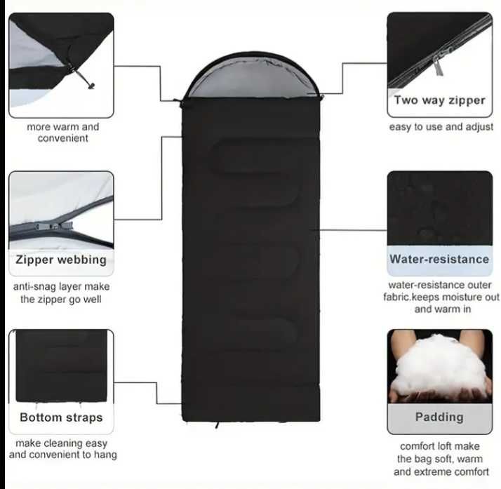 Якісний спальни мішок вага 0.9кг!Терміново!