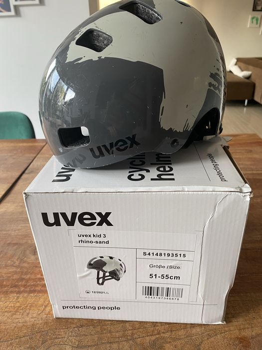 Kask dziecięcy Uvex kid 3 rihno-sand 51-55 cm
