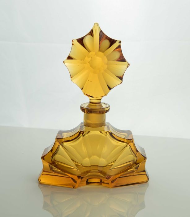 Antyki zestaw łazienkowy art deco Moser kryształ lata 30