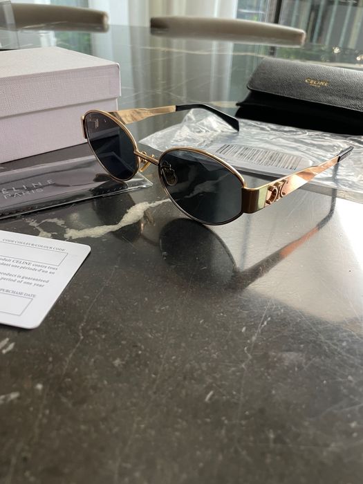 Celine Triomphe okulary przeciwsłoneczne pełen komplet