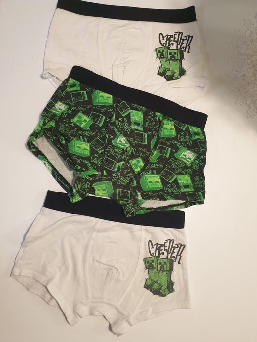 Bokserki  Mincrafta  134-140 -3x