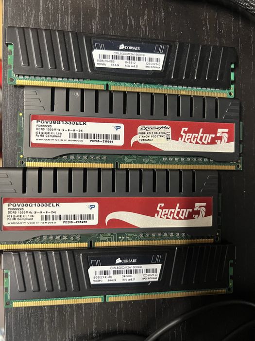 sabertooth x58 karta gigaite ram ddr3 4 kosci