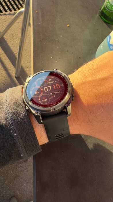 Garmin Fenix 8 47mm Sapphire Solar Novo