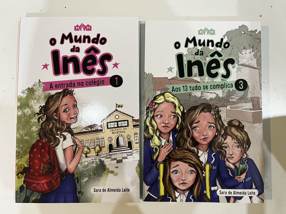 Livros O mundo da Inês - vol 1 e 3