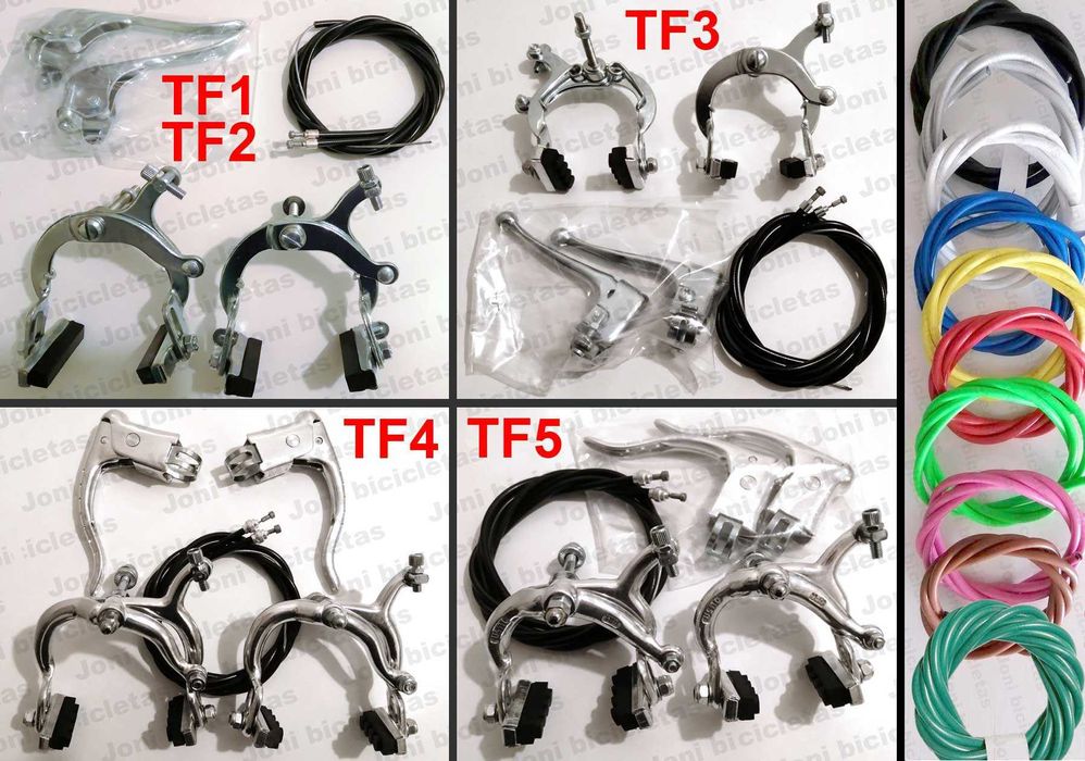 Travões de fio de bicicleta clássica