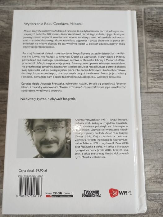 Biografia Miłosz Andrzej Franaszek