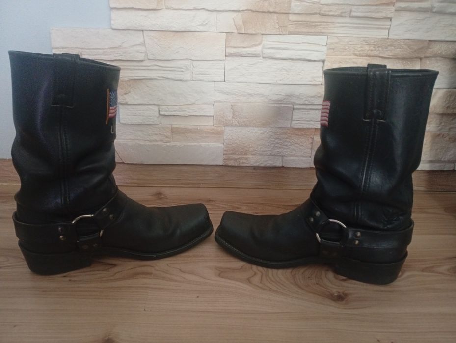 Buty kawaleryjki kowbojki na motocykl