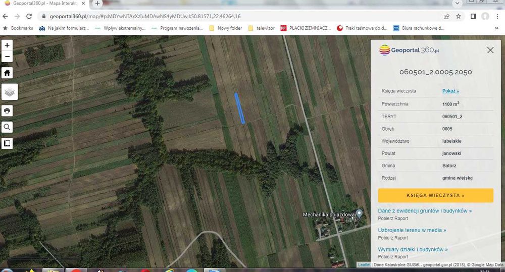 sprzedam pole 94 ary w Piłatce