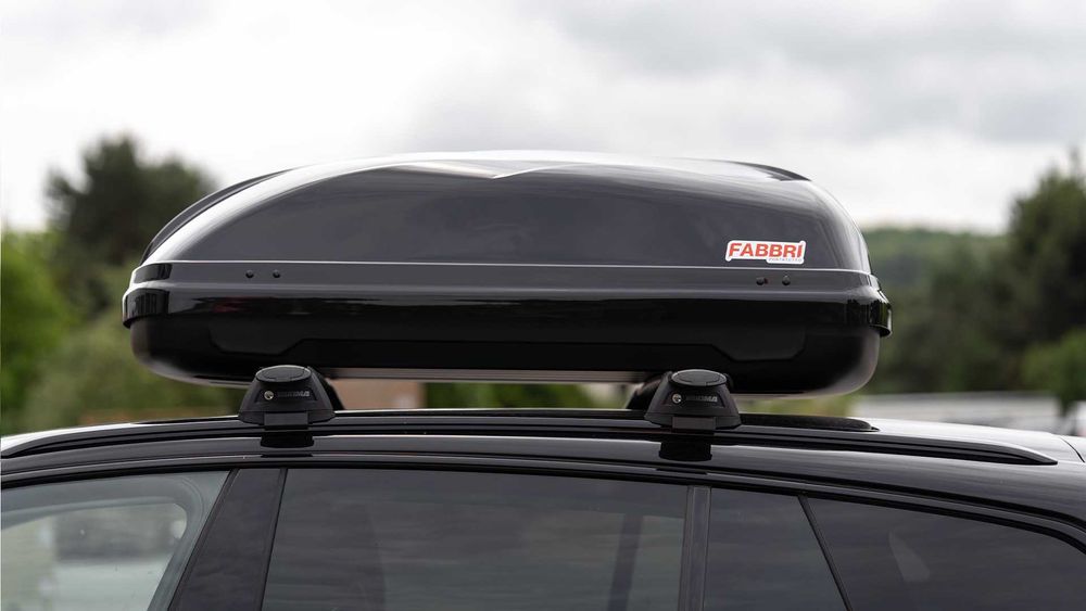 Boks dachowy Fabbri Car BOX 430L czarny połysk Taurus Thule