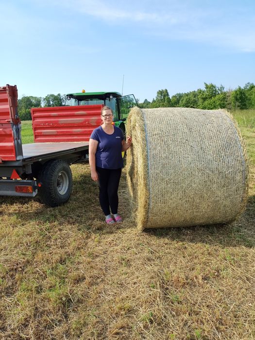 Sprzedam siano suche, pachnące baloty 120cm