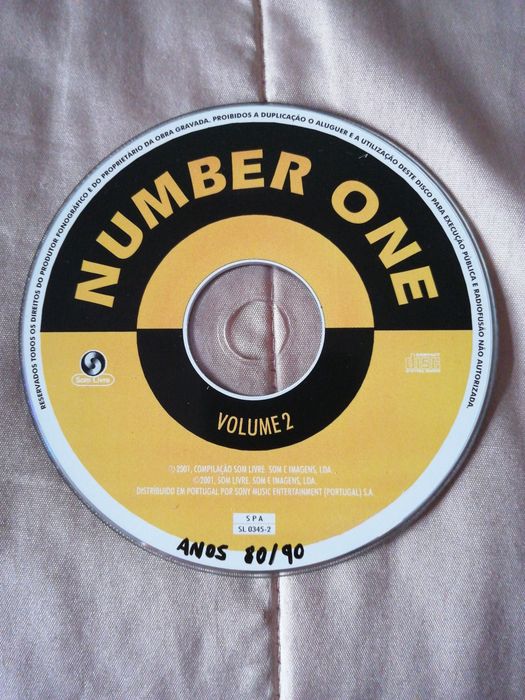 CD música anos 80/90 - Number one