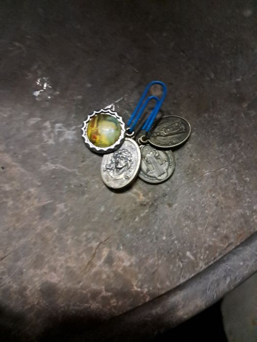 Conjunto quatro medalhas nossa senhora de fatima