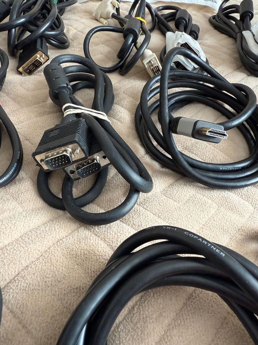 Продам кабелі dvi/vga/hdmi/display port