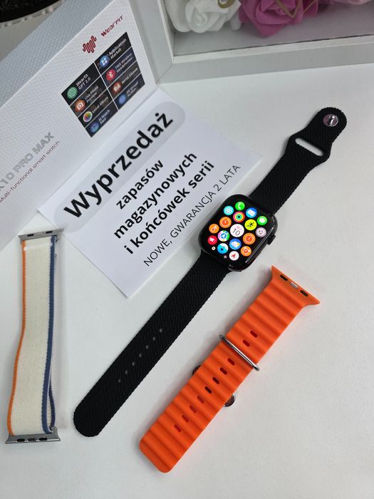 Smartwatch Pro Max Gen 5 – AMOLED 2,02”, rozmowy Bluetooth, nowy