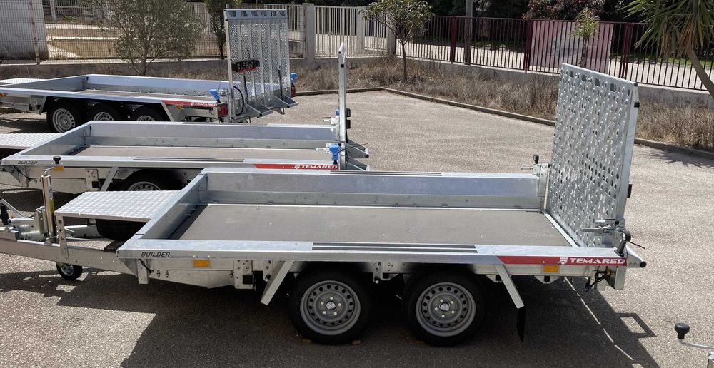 Atrelado para Máquina Giratória - Reboque para Máquina Bobcat - Traillers para escavadora